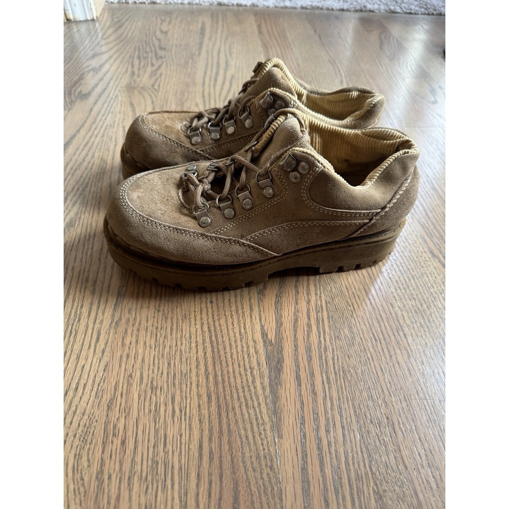 VTG Route66 Y2K Creepers Grunge Jammers Platform Chunky Lug‎ Sole Tan Suede Sz 8
